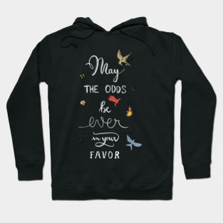 Hunger Games quality calligraphy - black version Hoodie